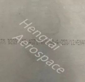 2500 mm-3500 mm 7075 Foglio di alluminio per aeromobili con trattamento termico T7351